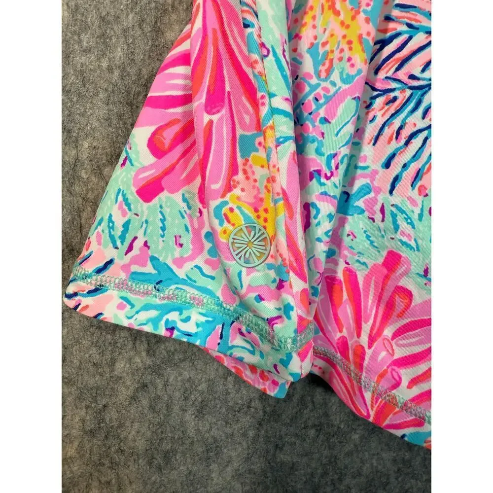 Lilly Pulitzer Luxletic Aila Skort UPF 50 Protection SPLASHDANCE Multicolor XXS